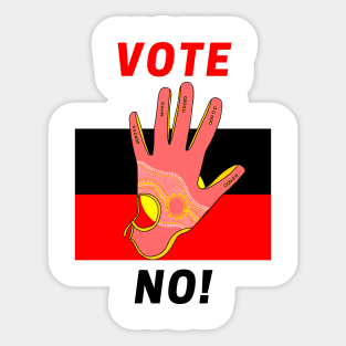 Vote No To The Voice Indigenous Voice To Parliament Sticker